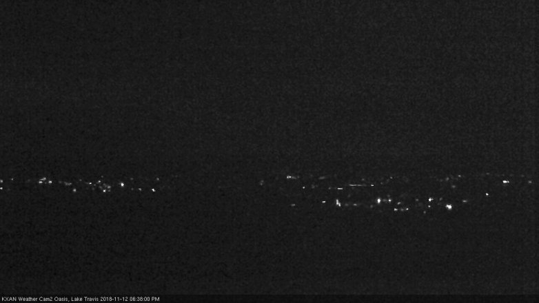 Lake Travis webcam, November 12, 2018 5:40 PM CT