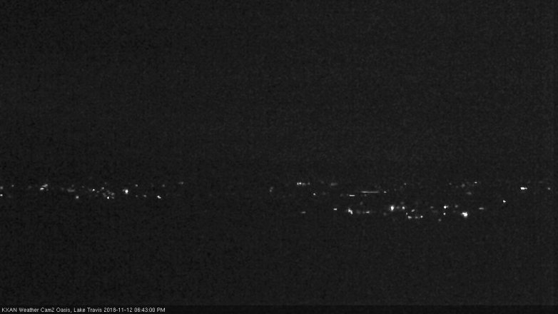 Lake Travis webcam, November 12, 2018 5:45 PM CT