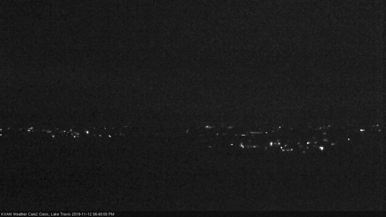 Lake Travis webcam, November 12, 2018 5:50 PM CT
