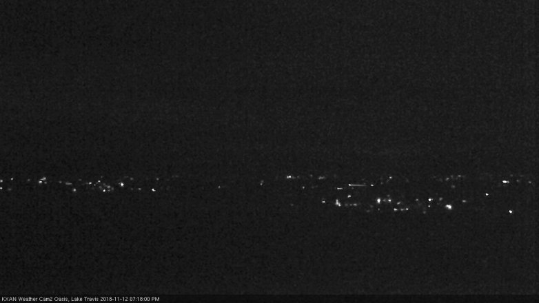 Lake Travis webcam, November 12, 2018 6:20 PM CT