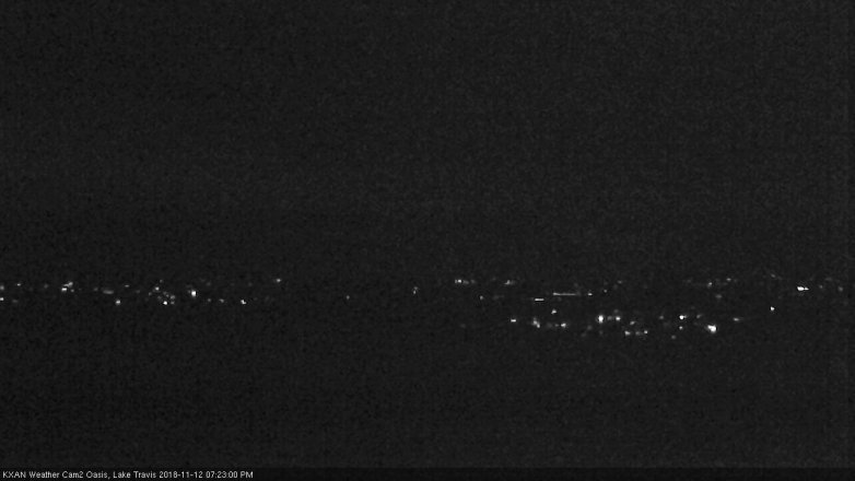 Lake Travis webcam, November 12, 2018 6:25 PM CT