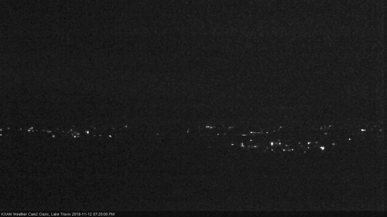 Lake Travis webcam, November 12, 2018 6:30 PM CT