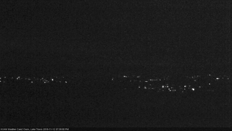Lake Travis webcam, November 12, 2018 6:40 PM CT