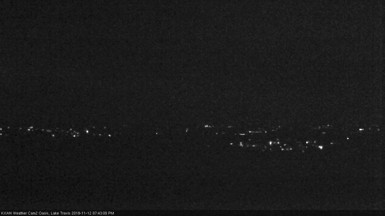 Lake Travis webcam, November 12, 2018 6:45 PM CT