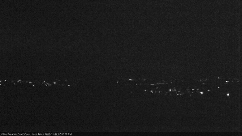 Lake Travis webcam, November 12, 2018 6:55 PM CT
