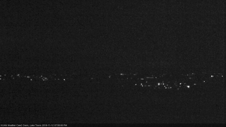 Lake Travis webcam, November 12, 2018 7:00 PM CT