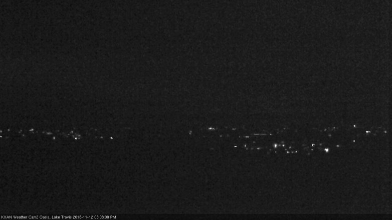 Lake Travis webcam, November 12, 2018 7:10 PM CT