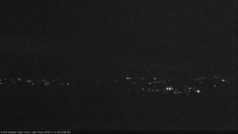 Lake Travis webcam, November 12, 2018 7:25 PM CT