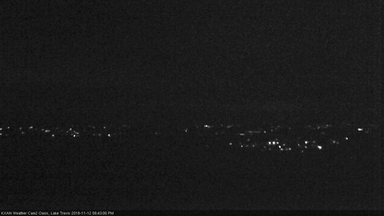 Lake Travis webcam, November 12, 2018 7:45 PM CT