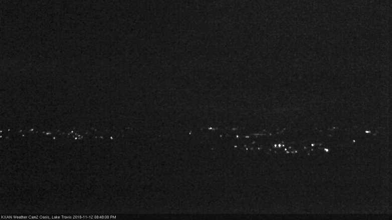 Lake Travis webcam, November 12, 2018 7:50 PM CT