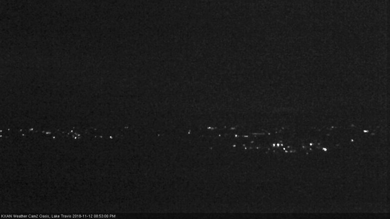 Lake Travis webcam, November 12, 2018 7:55 PM CT