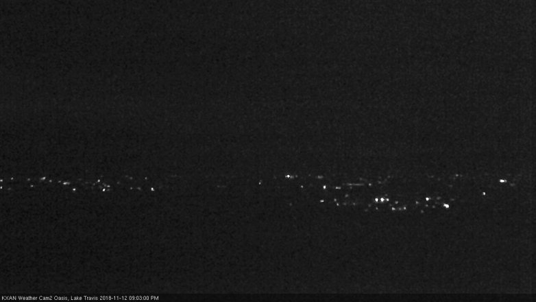 Lake Travis webcam, November 12, 2018 8:05 PM CT