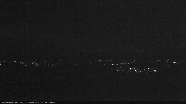 Lake Travis webcam, November 12, 2018 8:25 PM CT