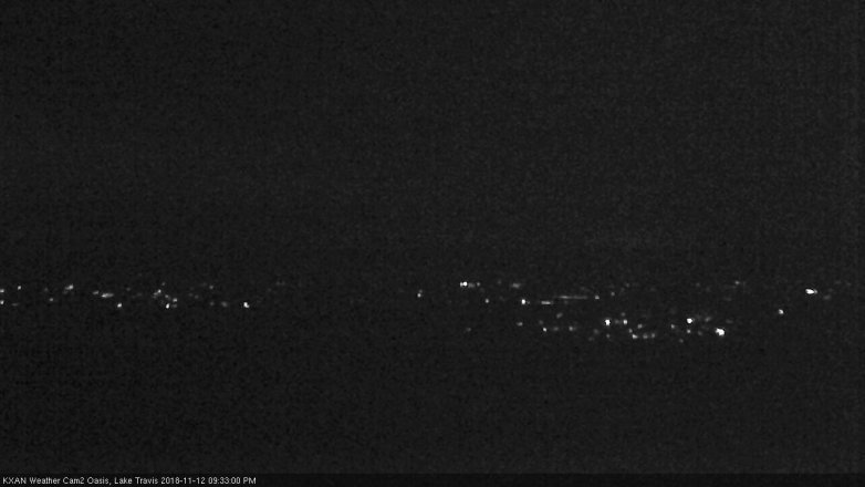 Lake Travis webcam, November 12, 2018 8:35 PM CT