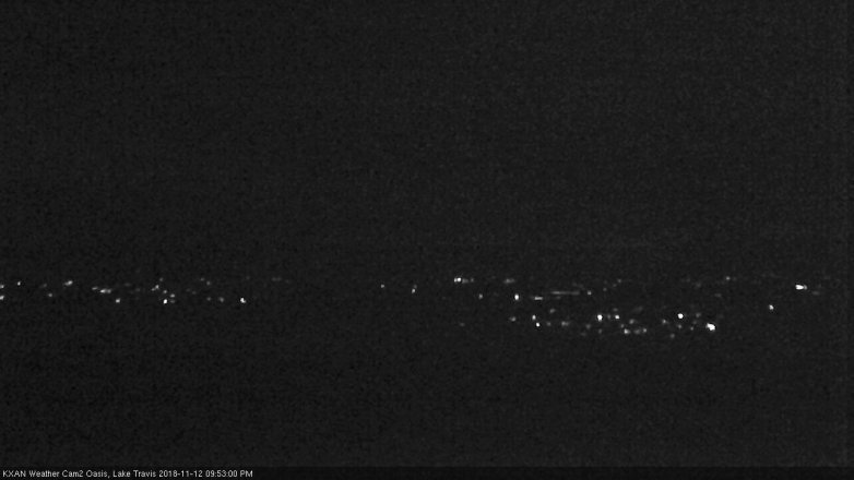 Lake Travis webcam, November 12, 2018 8:55 PM CT