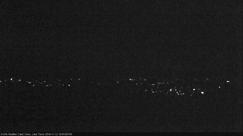 Lake Travis webcam, November 12, 2018 9:55 PM CT