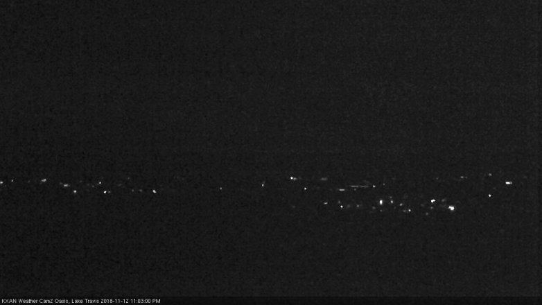 Lake Travis webcam, November 12, 2018 10:05 PM CT