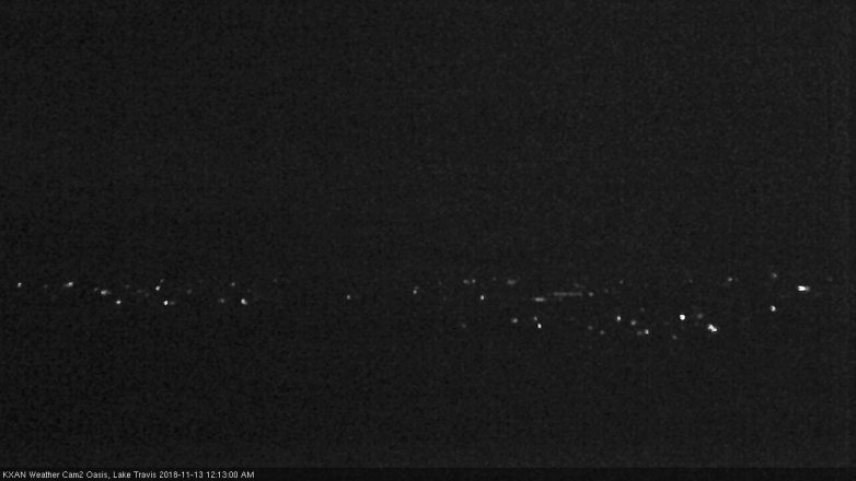 Lake Travis webcam, November 12, 2018 11:15 PM CT