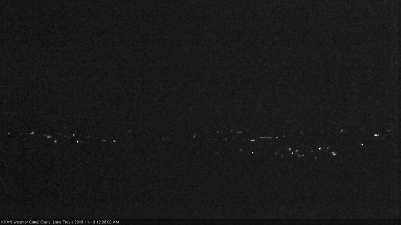 Lake Travis webcam, November 12, 2018 11:40 PM CT