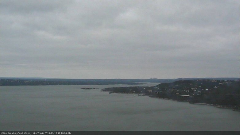 Lake Travis webcam, November 13, 2018 9:15 AM CT
