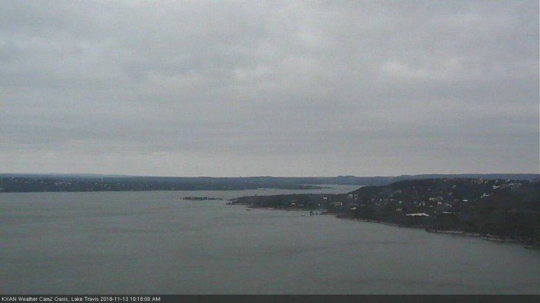 Lake Travis webcam, November 13, 2018 9:20 AM CT