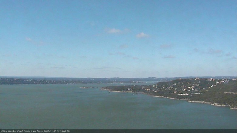Lake Travis webcam, November 13, 2018 11:15 AM CT