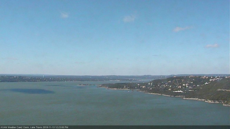 Lake Travis webcam, November 13, 2018 11:25 AM CT