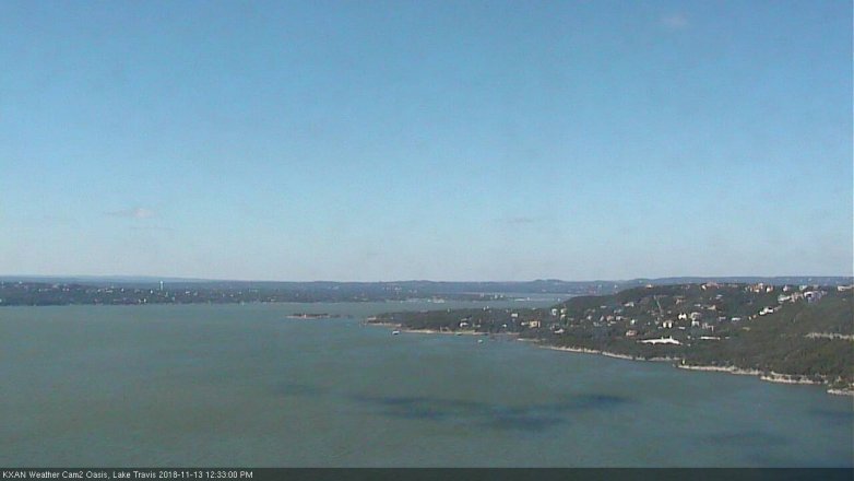 Lake Travis webcam, November 13, 2018 11:35 AM CT