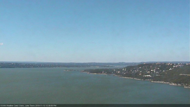 Lake Travis webcam, November 13, 2018 11:40 AM CT