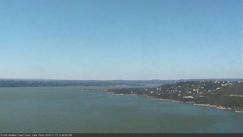 Lake Travis webcam, November 13, 2018 11:50 AM CT