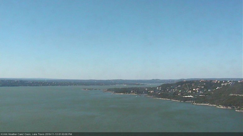 Lake Travis webcam, November 13, 2018 12:05 PM CT