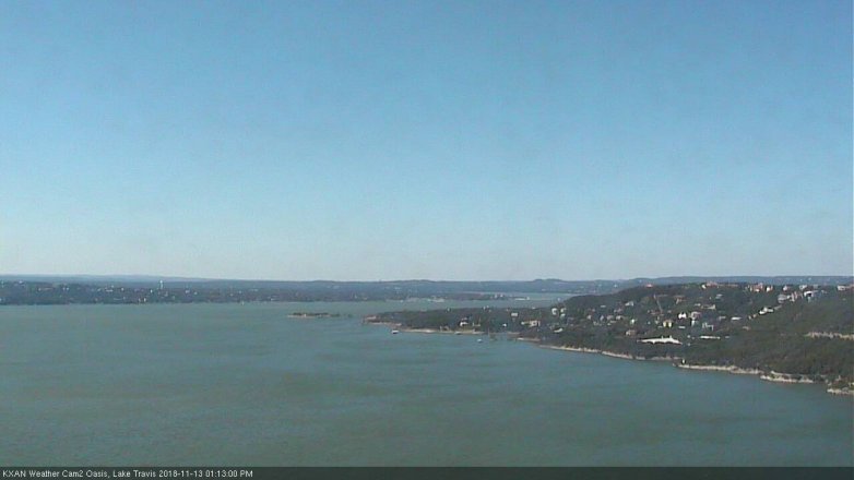 Lake Travis webcam, November 13, 2018 12:15 PM CT