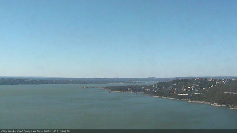 Lake Travis webcam, November 13, 2018 12:20 PM CT