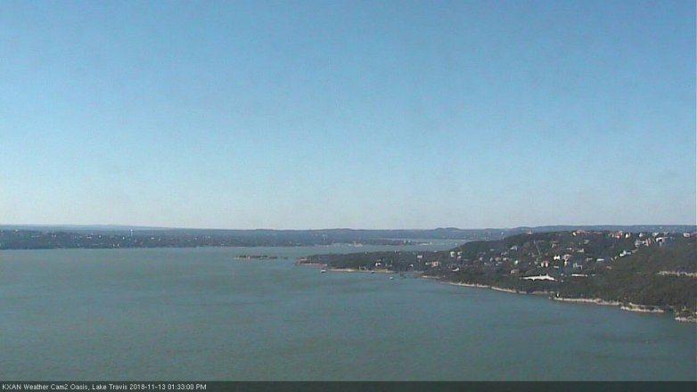 Lake Travis webcam, November 13, 2018 12:35 PM CT