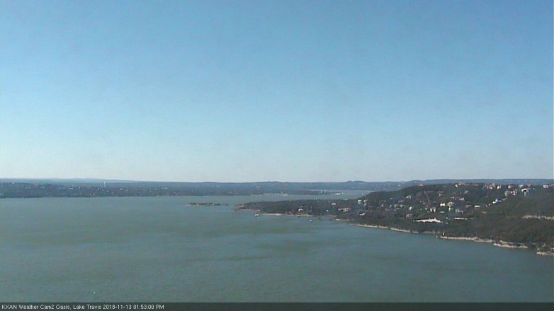 Lake Travis webcam, November 13, 2018 12:55 PM CT