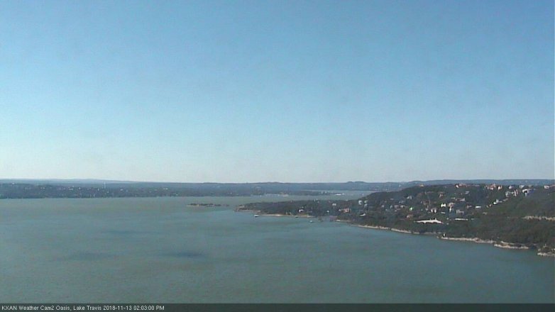 Lake Travis webcam, November 13, 2018 1:05 PM CT