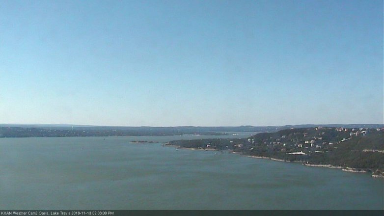 Lake Travis webcam, November 13, 2018 1:10 PM CT