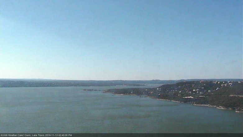 Lake Travis webcam, November 13, 2018 1:50 PM CT