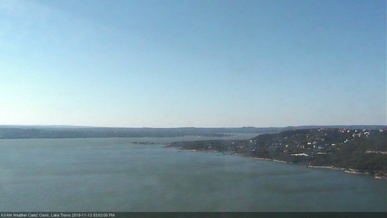 Lake Travis webcam, November 13, 2018 2:05 PM CT