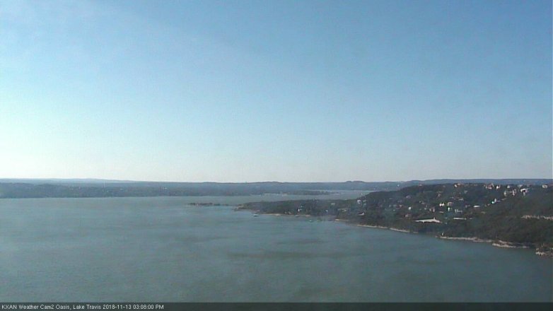 Lake Travis webcam, November 13, 2018 2:10 PM CT