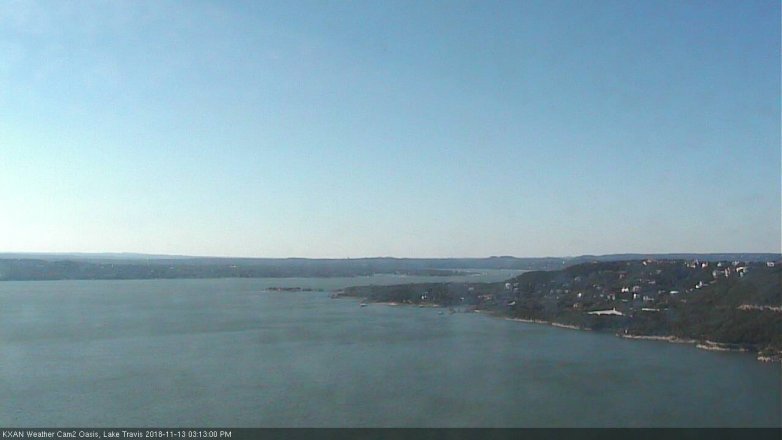 Lake Travis webcam, November 13, 2018 2:15 PM CT