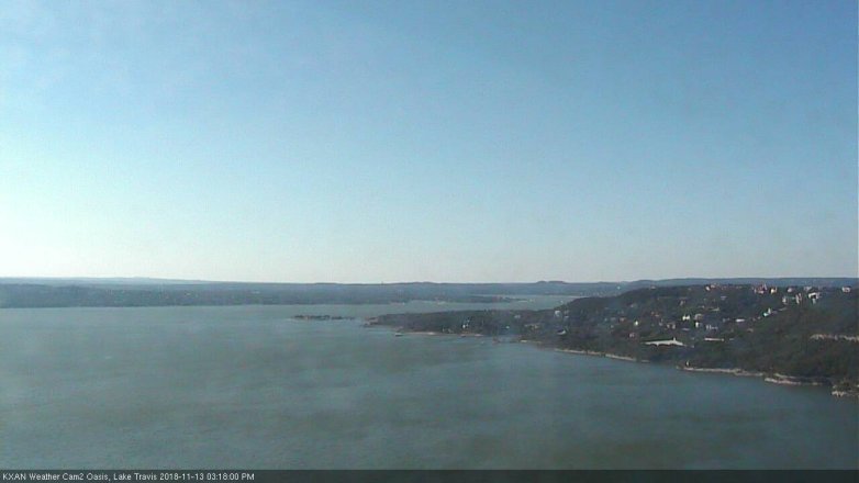 Lake Travis webcam, November 13, 2018 2:20 PM CT
