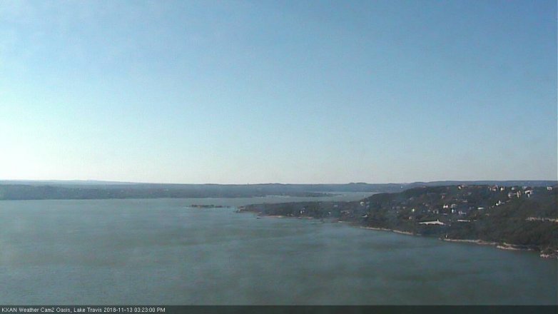 Lake Travis webcam, November 13, 2018 2:25 PM CT