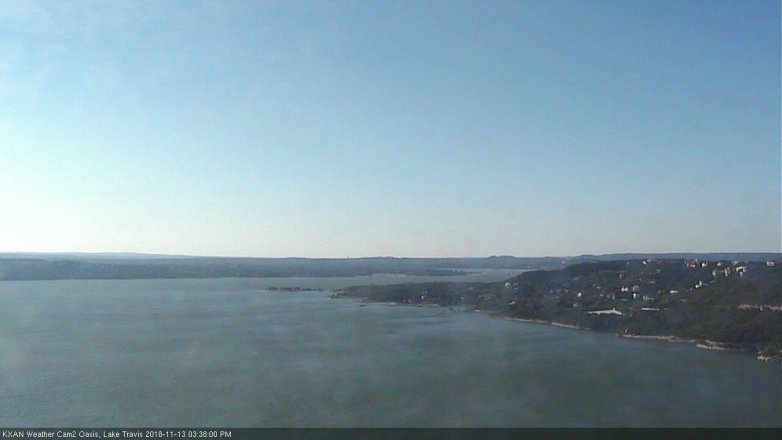 Lake Travis webcam, November 13, 2018 2:40 PM CT