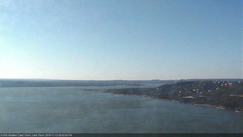 Lake Travis webcam, November 13, 2018 2:45 PM CT