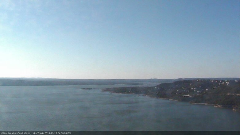Lake Travis webcam, November 13, 2018 3:05 PM CT