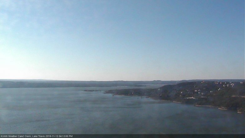 Lake Travis webcam, November 13, 2018 3:15 PM CT