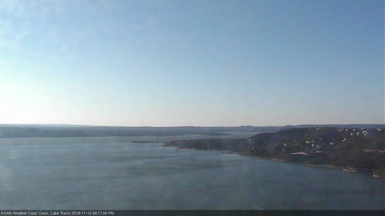 Lake Travis webcam, November 13, 2018 3:20 PM CT