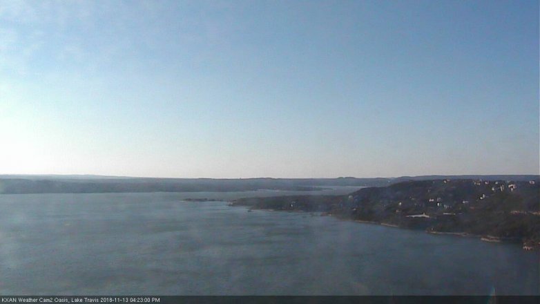 Lake Travis webcam, November 13, 2018 3:25 PM CT
