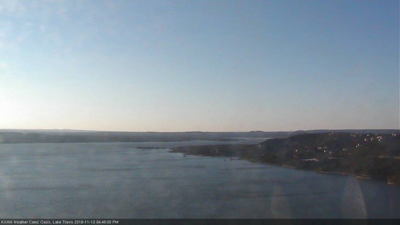 Lake Travis webcam, November 13, 2018 3:50 PM CT